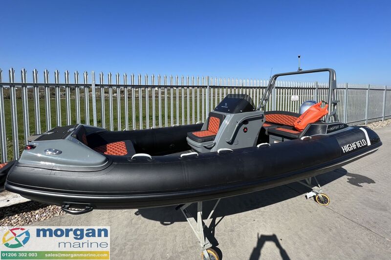 Highfield Sport 520 aluminium RIB - port side Highfield  Sport 520