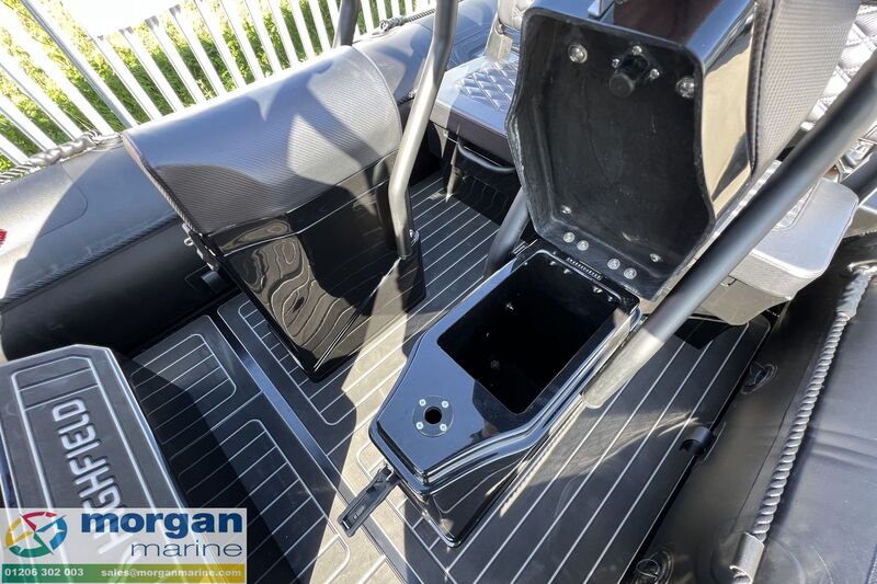 Highfield Patrol 500 aluminium RIB - storage locker Highfield  Patrol 500