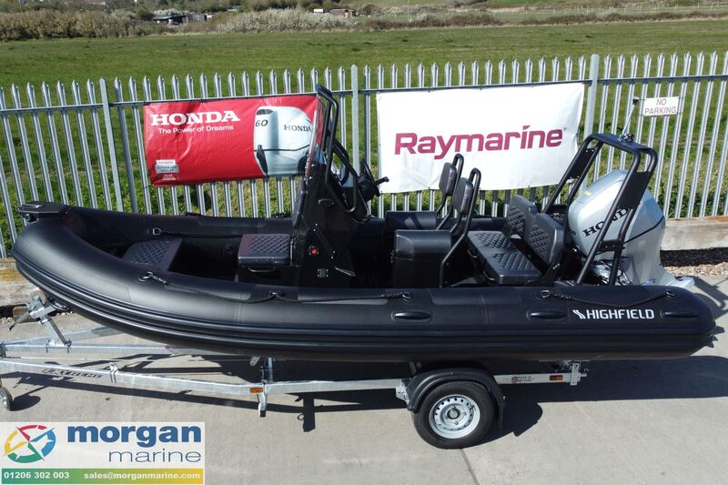 Highfield Patrol 500 aluminium RIB - port side Highfield  Patrol 500