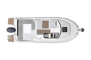 Jeanneau Merry Fisher 695 wheelhouse boat - diagram of cockpit seating and wheelhouse layout Jeanneau Merry Fisher 695 - Series 2