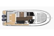 Jeanneau Merry Fisher 1095 - diagram of wheelhouse and bow Jeanneau Merry Fisher 1095