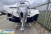 Jeanneau Cap Camarat 5.5 WA - transom with Honda outboard Jeanneau Cap Camarat 5.5 WA - Series 2