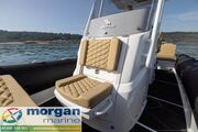 Highfield Sport 800 aluminium RIB - seat in front of console Highfield Sport 800