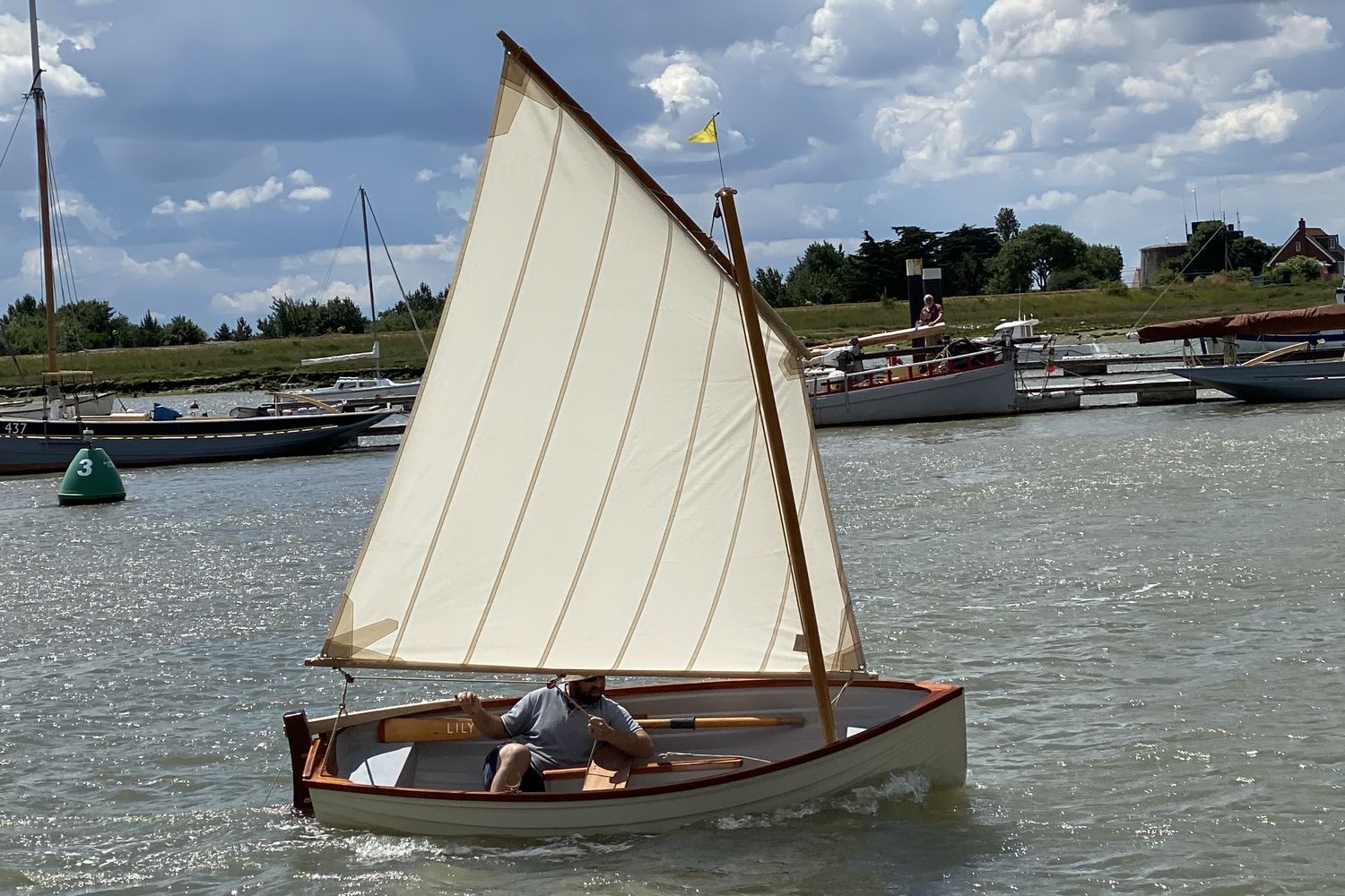 Classic Sailing Dinghy Jade-10 till salu