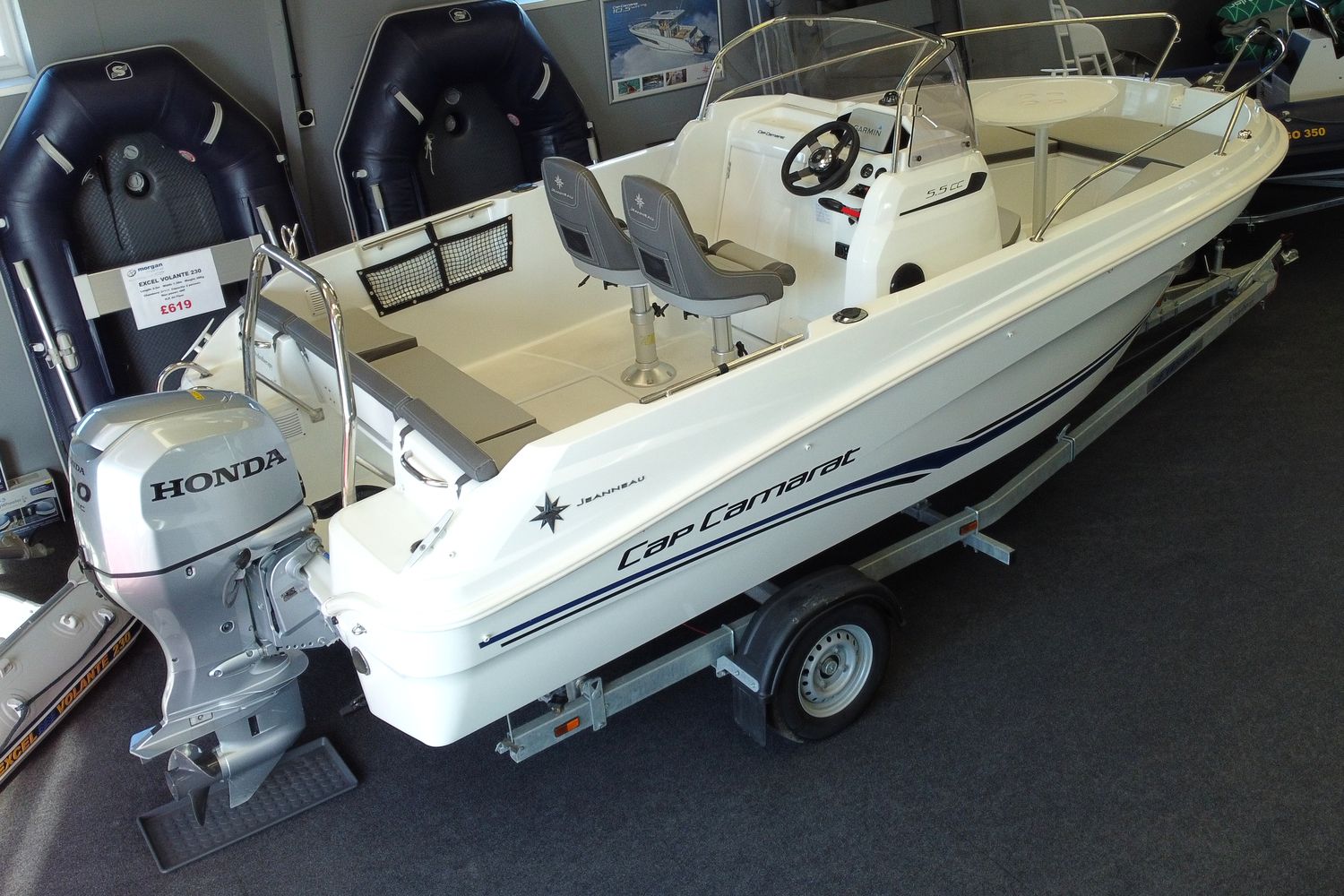 Jeanneau Cap Camarat 5.5 CC till salu