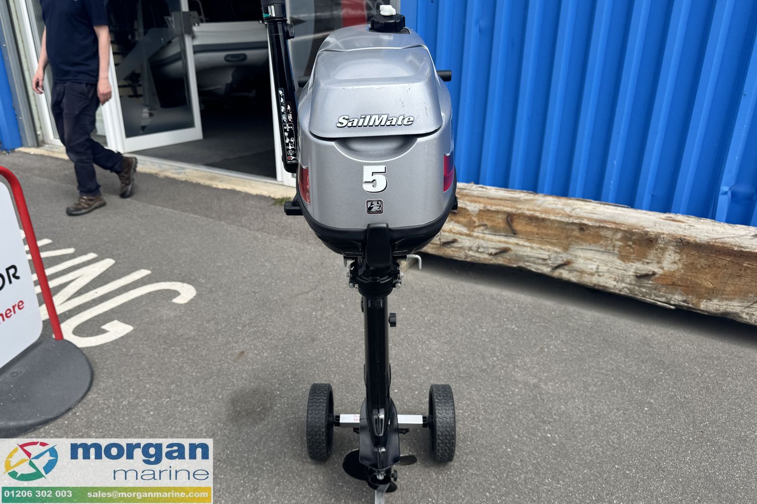 Mariner 5hp Sailmate long shaft outboard till salu