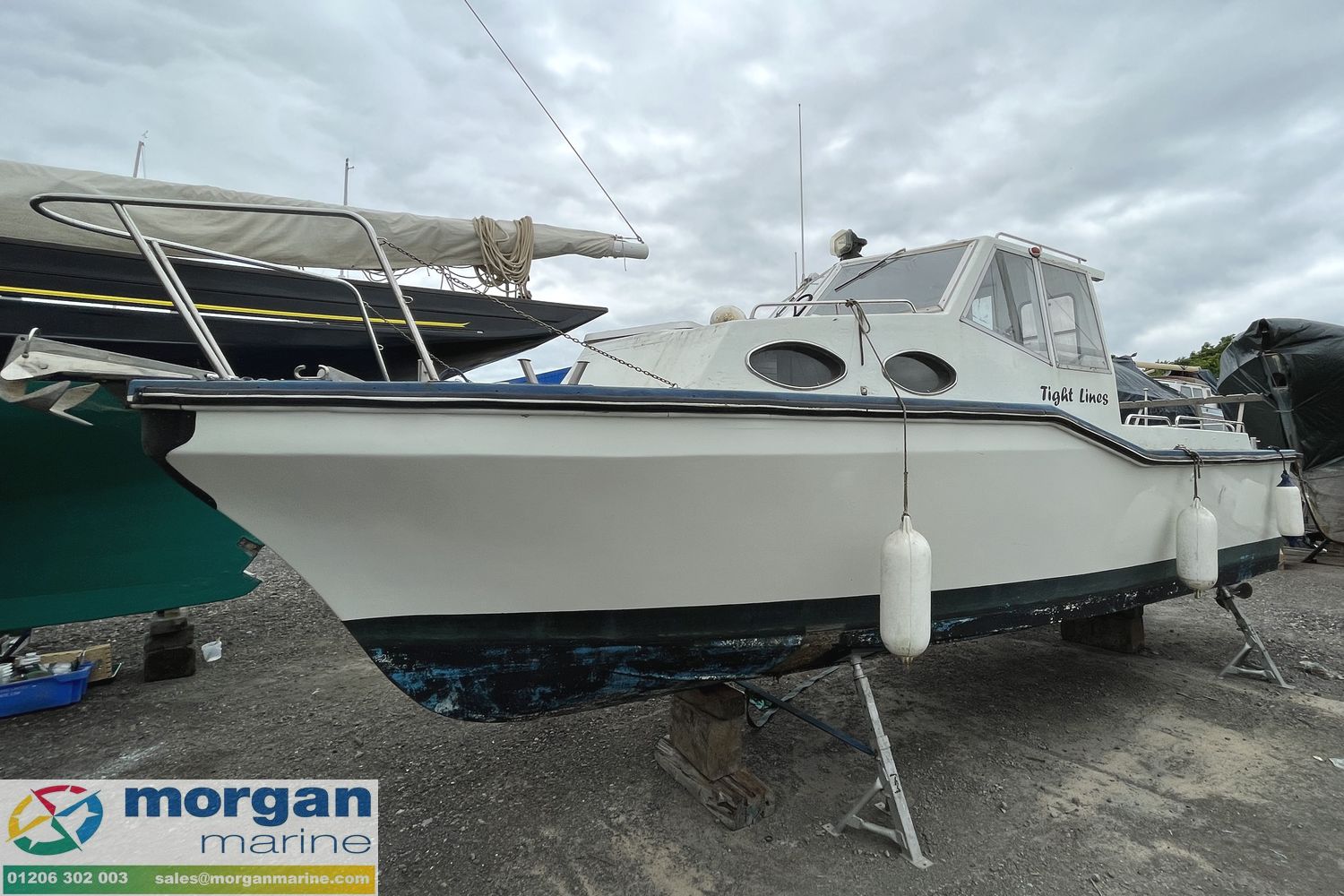7 Metre twin diesel engine fishing boat - Project boat till salu