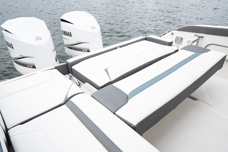 Tiara 34 LX convertible aft sunpad Tiara Yachts 34 LX