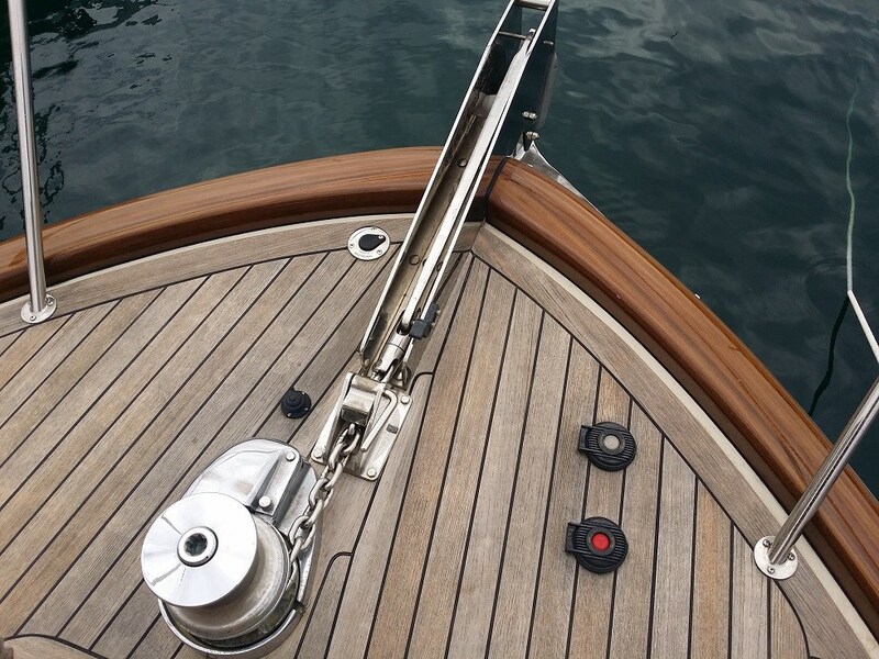 Windlass detail San Juan Yachts San Juan 48