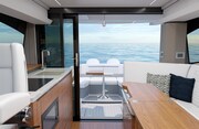 Tiara 43LE salon to aft Tiara Yachts 43 LE