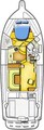 Riviera Marine lay out Riviera Marine 33 Flybridge