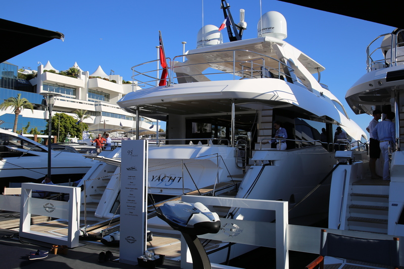 Sunseeker Yacht 95 Motor Yachts at Cannes Yachting Festival