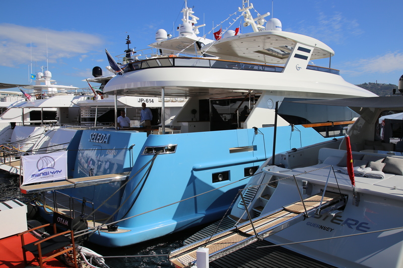 MENGİ YAY 27 M Motor Yachts at Cannes Yachting Festival