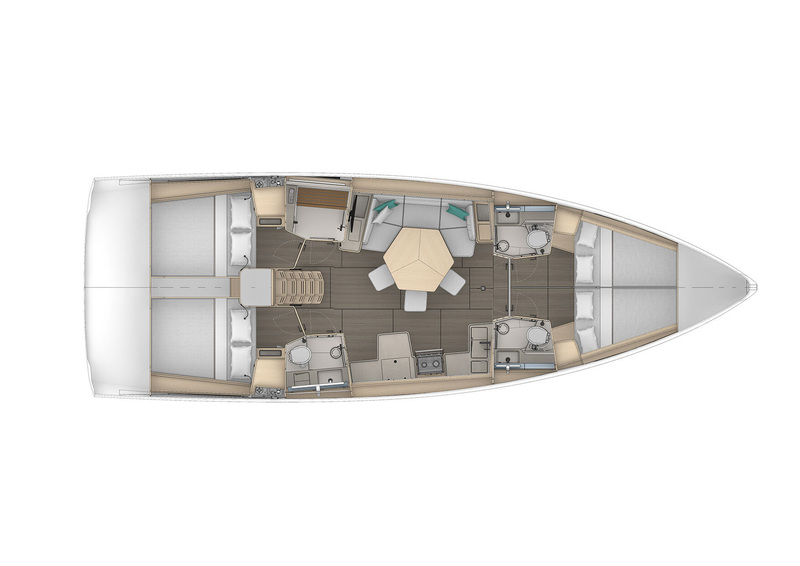 4 cabins World premiere for new Dufour 44 at Boot Düsseldorf